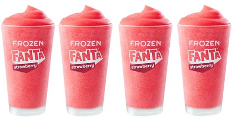 Mcdonalds Is Releasing A Frozen Fanta Strawberry Flavor Just In Time For Summer Sipping