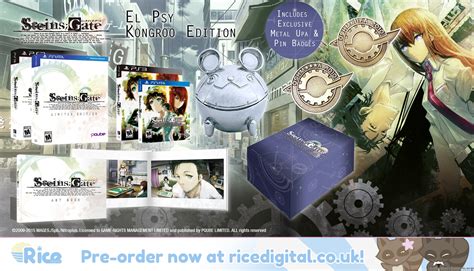 Collectorsedition Org Steins Gate El Psy Kongroo Edition Psv Americas