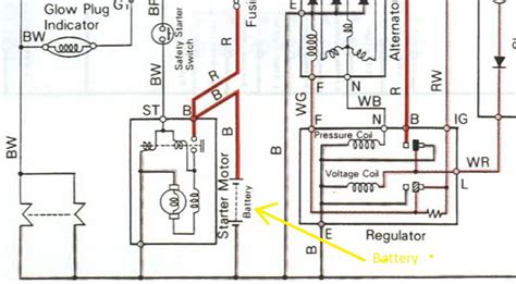 L2350 Wiring Positive Battery Cable And The Spare Red Wire