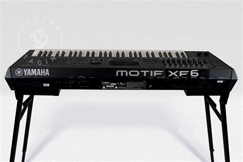 Yamaha Motif Xf6 Black Keyboard Centerstaging