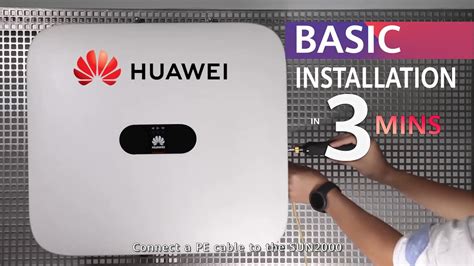 Huawei Inverter On Grid Quick Installation In Mins Three Phuawei