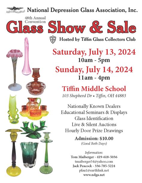 Ndga Glass Show Calendar