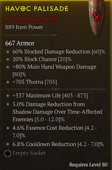 Buy Ancestral Necro Shield Lvl 80 In Diablo 4 Items Offer 2329850979