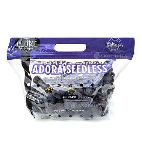 Adora Black Seedless Grapes 1kg Skcfruits Sg Delivery