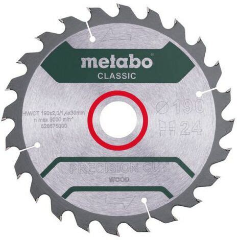 Metabo Lame De Scie Precision Cut Wood Classic X Z Wz