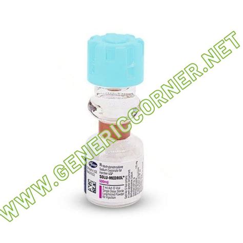 Solu Medrol Injection 1000mg Methylprednisolone Generic Corner