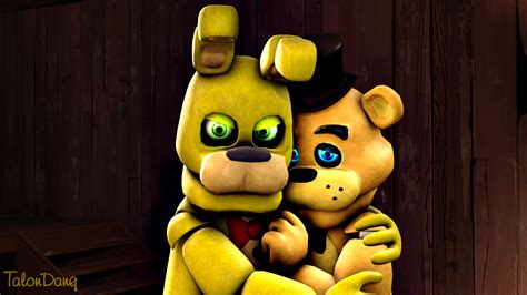 Golden Freddy And Springbonnie