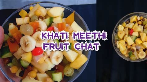 Khati Meethi Fruit Chat Lifewithhijab YouTube