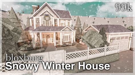 Bloxburg Winter House Ideas