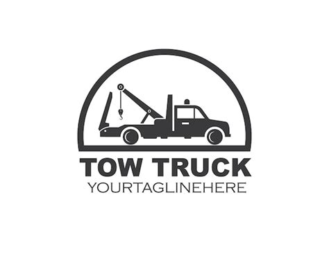 Premium Vector Tow Truck Vector Icon Logo Design