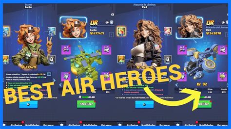 Last War Survival Gameplay Best Top Aircraft Heroes Carlie And