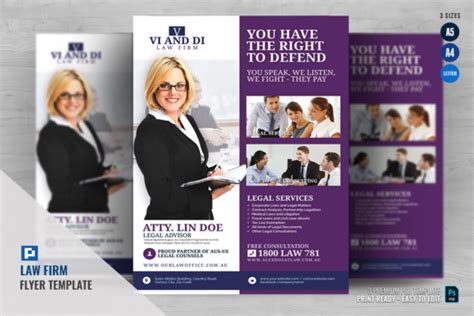 Law Firm Promotional Flyer Graphic By PSDPixel Creative Fabrica