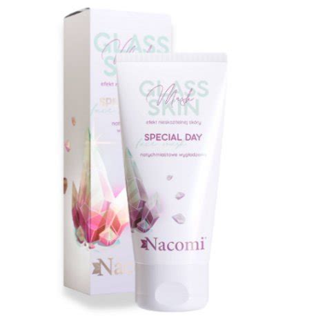 Nacomi Glass Skin Special Day Face Mask Nawil Aj Co Roz Wietlaj Ca