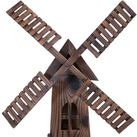 Sunnydaze Decor 3425 In 4 Blade Wood Decorative Windmill Dsl 260 At