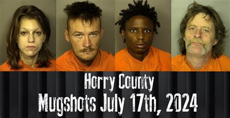 Horry County Mugshots July 17th 2024 Wfxb