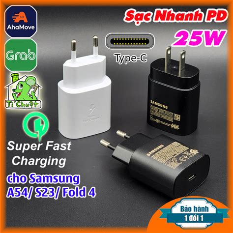 Mua Sạc Siêu Nhanh 25W Samsung EP TA800 ZIN chuẩn PD USB C Super Fast