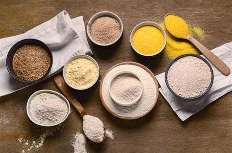 Different Types Of Baking Flour Stock Photo Download Image Now