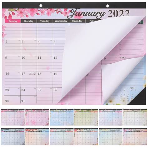 Buy Desk Calendars 2022 2023 Desktop Monthly Calendar 2022 17 X 12