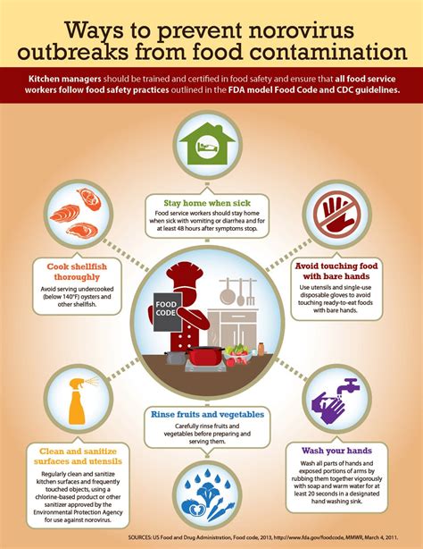 Preventing Norovirus Outbreaks Infographic Vitalsigns Cdc