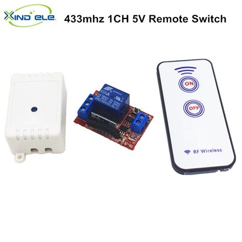 433Mhz Universal Wireless Remote Control Switch DC 5V 10A 1CH Receiver