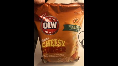 Stamp E Och Company Testar Snacks OLW Super Cheezy Burger Chips YouTube