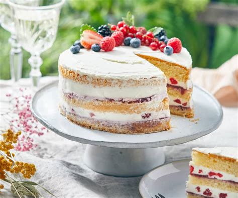 Naked Cake Mit Beeren Cookidoo Das Offizielle Thermomix Rezept Portal