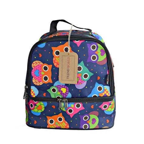 Trendworld Lunch Bag With Front Pocket and Detachable Shoulder Strap