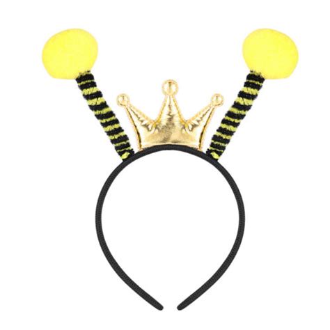 Bee Crown Headband Halloween Headbands For Adults Party Favors Yellow