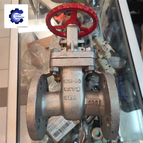 Jual Gate Valve KITZ JIS 10K 1 1 2 Inch SS304 Gate Valve Stainless