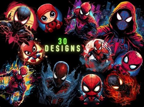 Spidermans Layered SVG Bundle Superhero Marvels Vector Etsy