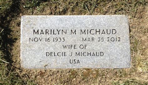 Marilyn Moore Michaud 1933 2012 Memorial Find A Grave