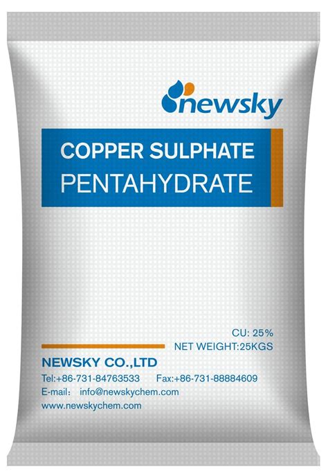 High Purity 98 5 CuSo4 Industrial Grade Copper Sulphate Pentahydrate