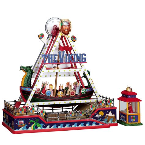 Lemax Village Collection The Viking Ship 2pc Set - Seasonal - Christmas ...