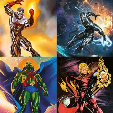 Buuhan Dbz Vs Silver Surfer Captain Atom Adam Warlock Martian