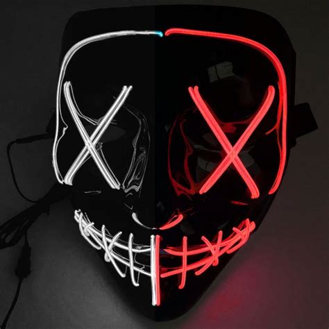 Halloween Led Mask Purge Masks Election Mascara Co Vicedeal