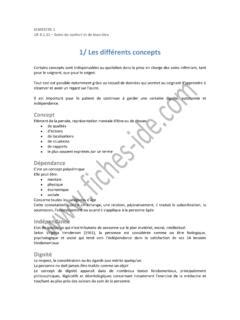 1 Les différents concepts Fiches IDE 1 les diff 233 rents concepts