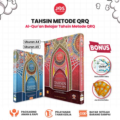 Jual Al Quran Belajar Tahsin Super Mudah Metode QRQ Quantum Reading