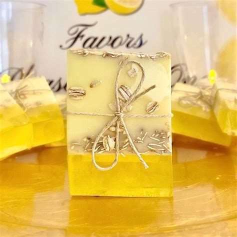 10 Lemon Bridal Shower Soap Favors Tea Party Favors Main Etsy