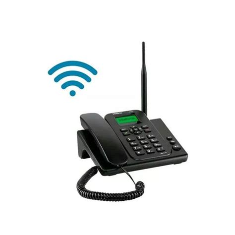 Telefone Celular Fixo G Wifi Intelbras Cfw Preto Ramais