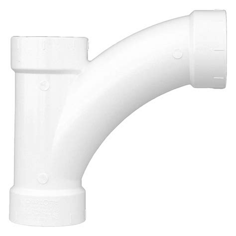 Grainger Approved Pvc Wye And Degrees Elbow Hub In Pipe Size