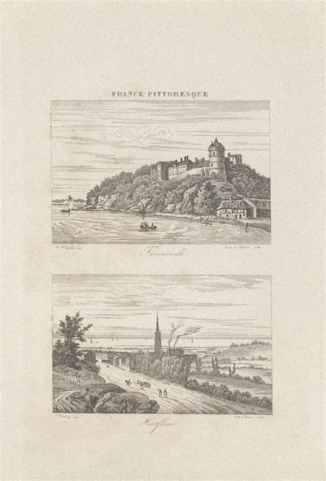 Unknown Cityscapes France Pittoresque Original Etching 19th