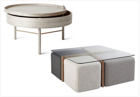 Table Basse Ronde Avec Pouf Emberizaone Fr