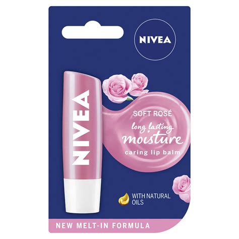 Nivea Soft Rose Lip Balm 48g Beauty Accessories Bandm