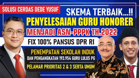 FIX 100 SUDAH SIAP SOLUSI TERBAIK PANSUS DPR UNTUK PENGANGKATAN