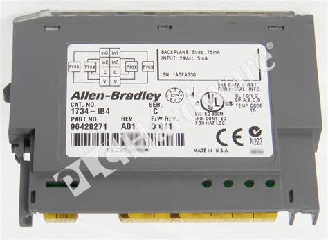 Plc Hardware Allen Bradley Ib Point I O Vdc Ch Sink Input Module