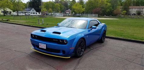 Finally Got My Dream Car Challenger Hellcat Widebody In B Blue