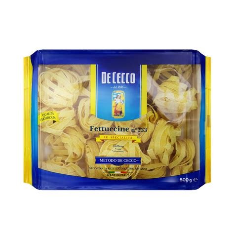 Massa Fettuccine De Cecco G Fam Lia Scopel Delivery