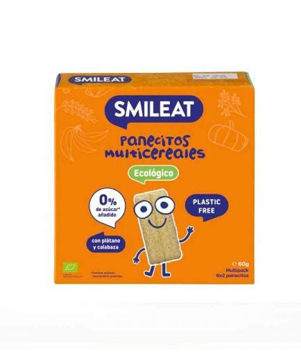 Comprar Smileat Panecitos multicereales ecológicos con plátano y