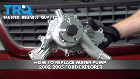 How To Replace Water Pump 2002 2005 Ford Explorer Youtube