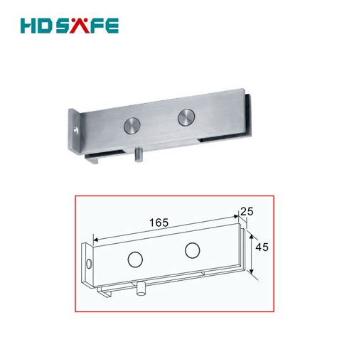 Stainless Steel Door Patch Fitting Swing Glass Door Fittings Glass